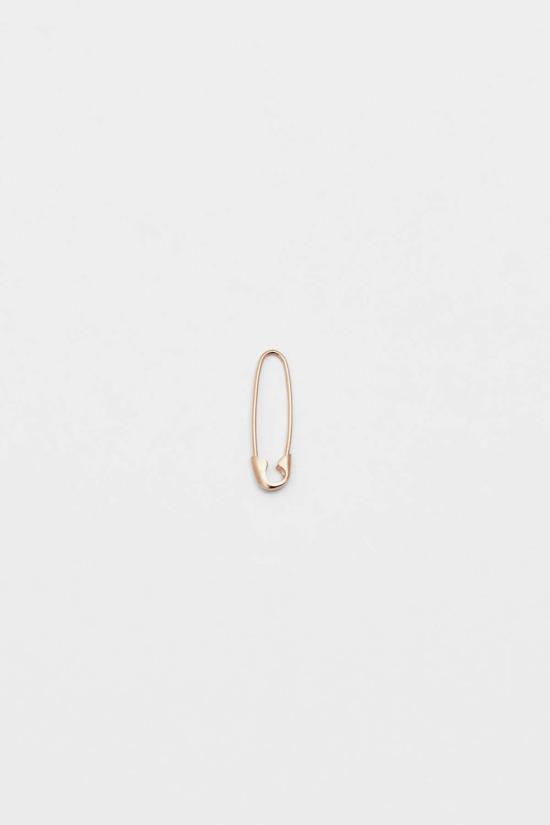  로렌 스튜어트 이어링 미니 세이프티 핀  14k 로즈 골드 - LOREN STEWART