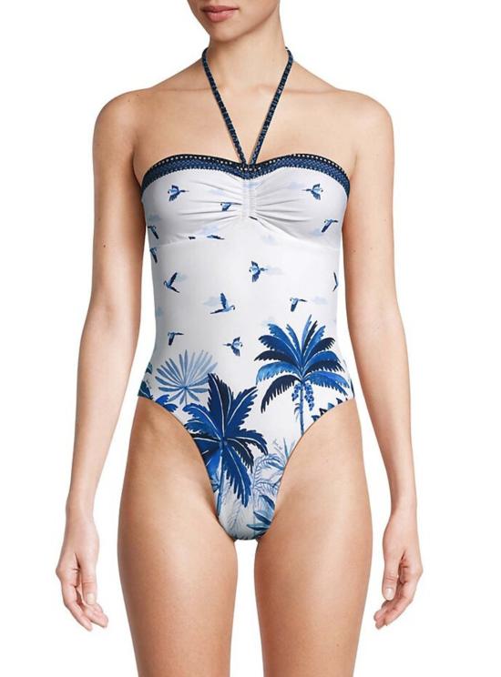  팜 리오 원피스 수영복 드림 스카이 원피스 화이트