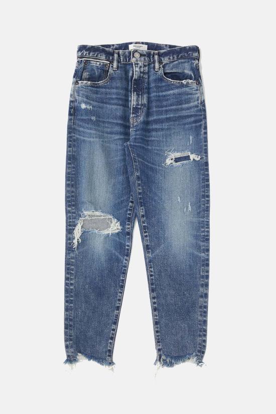  마우지 데님 팬츠 무시 에이드리언 프렌드 진 블루 - MOUSSY