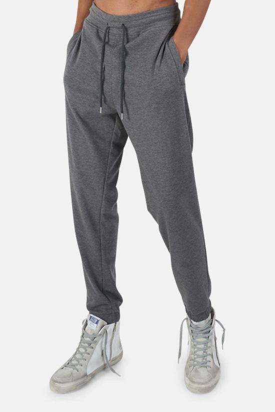  블루&크림 트레이닝/조거 팬츠 레 팬츠 다크 헤더 그레이 - BLUE&CREAM