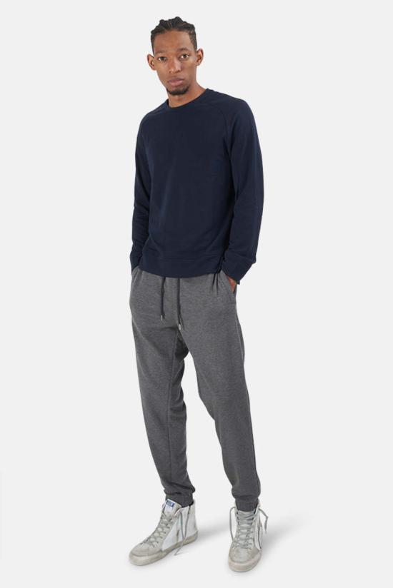  블루&크림 트레이닝/조거 팬츠 레 팬츠 다크 헤더 그레이 - BLUE&CREAM