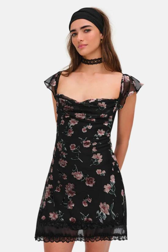  포러브앤레몬스 숏 원피스 CD3470 BLACK - FOR LOVE & LEMONS