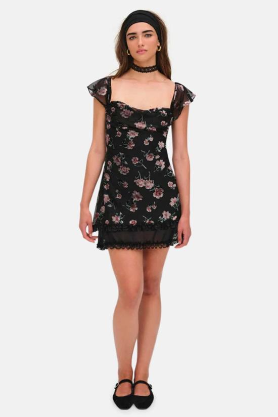  포러브앤레몬스 숏 원피스 CD3470 BLACK - FOR LOVE & LEMONS