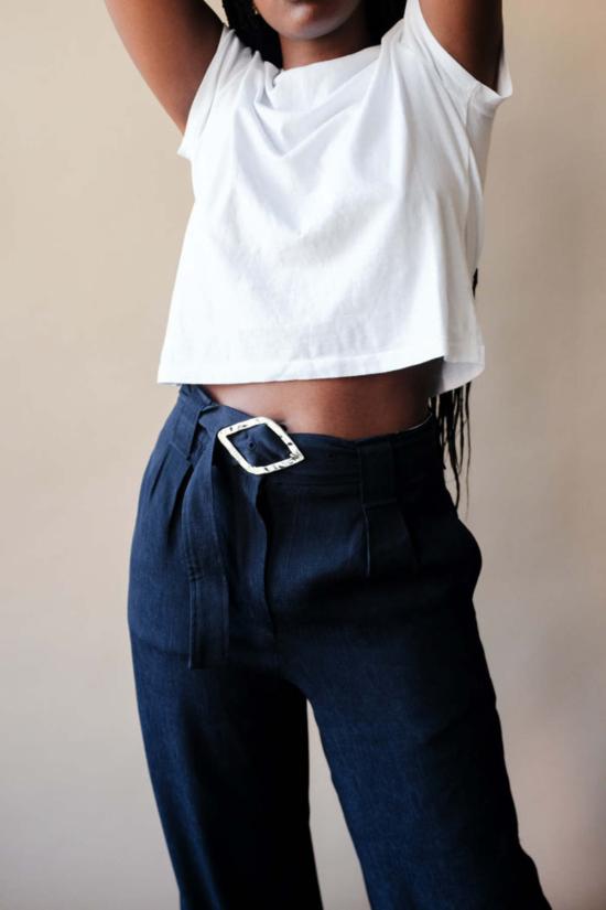  에이골디 반팔 티셔츠 아골드 아딘 쉬런큰 티셔츠 - AGOLDE