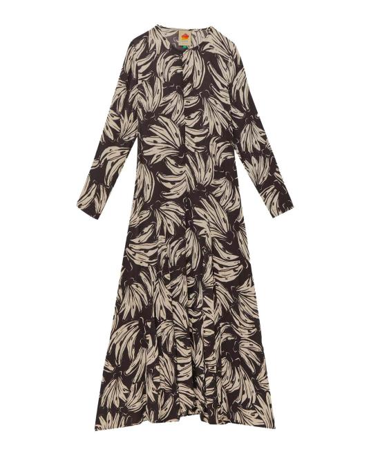  팜 리오 미디 원피스 미디 드레스 보사 바나나 블랙