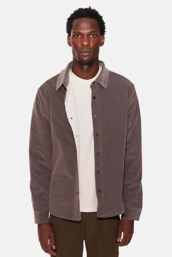  블루&크림 자켓 베스트 셰르파 오버셔츠 모카/크림 - BLUE&CREAM