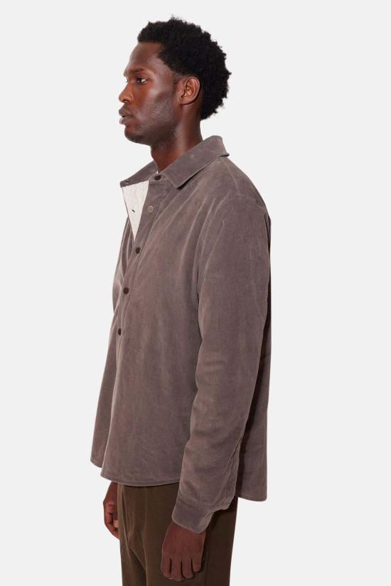  블루&크림 자켓 베스트 셰르파 오버셔츠 모카/크림 - BLUE&CREAM