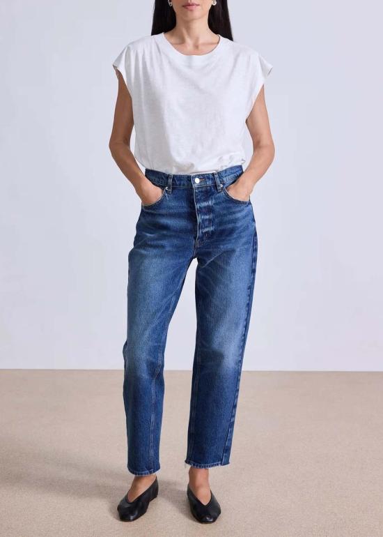  어피스 어파트 데님 팬츠 Apiece Apart Mensy Jean 빈티지 블루 - APIECE APART