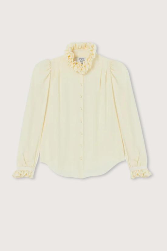  Prune Goldschmidt 블라우스 프룬 골드슈미트 로잔나 크레이프 드 신  크림