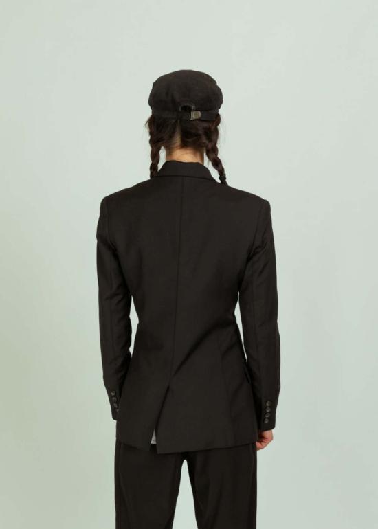  Wear Cissa 수트 자켓 시사 스마이스 콜라보 울 블레이저 카본을 착용하세요 - OTHER BRANDS