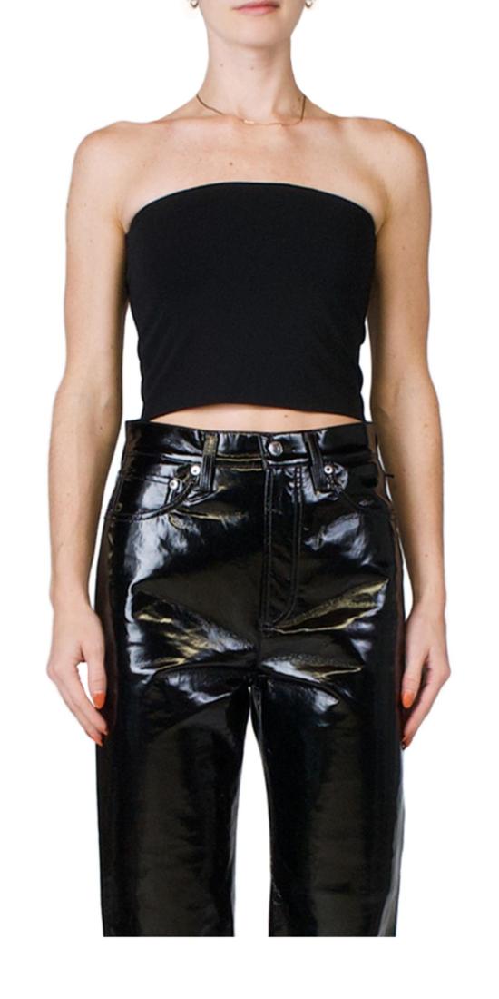  에태르네 민소매 티셔츠 에테르네 아미나 탑 블랙