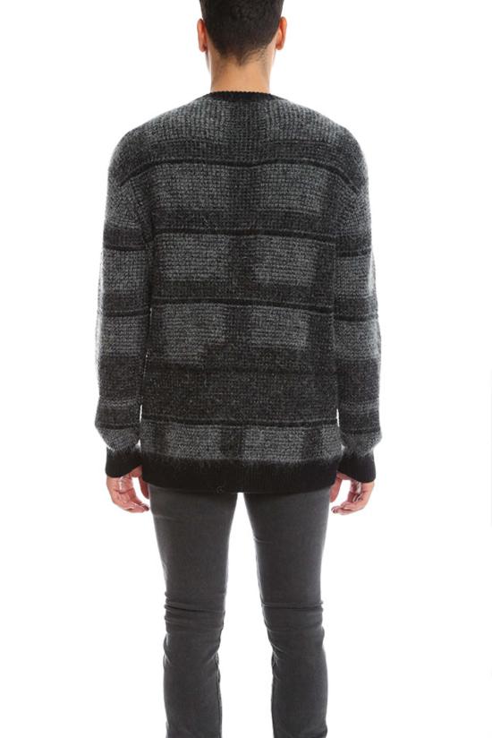  Public School 스웨터 퍼블릭 스쿨 플레드 풀오버 그레이/블랙 - OTHER BRANDS