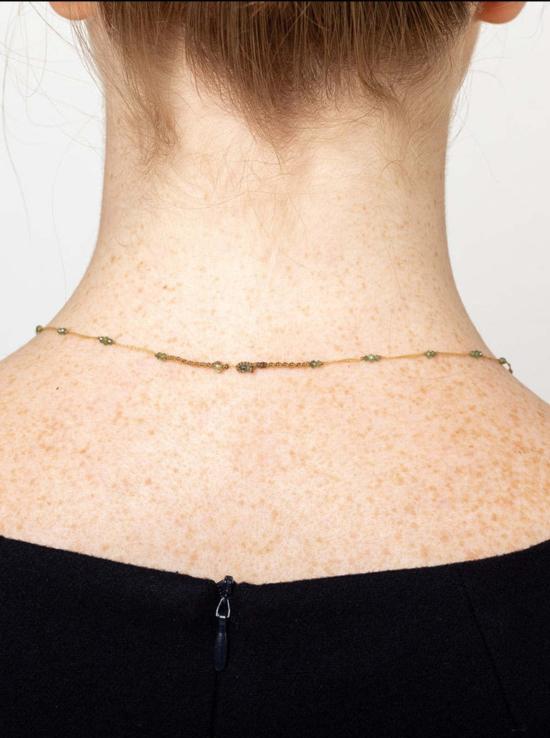  쉐어링 목걸이/팬던트 Woopy Necklace Green Diamond 공유 - SHARING