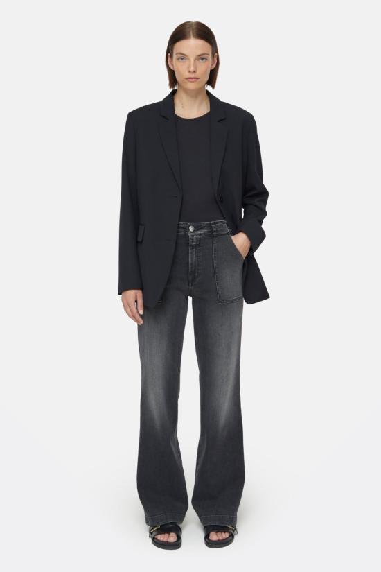  클로즈드 데님 팬츠 아리아 스트레이트 레그 진 다크 그레이 - CLOSED