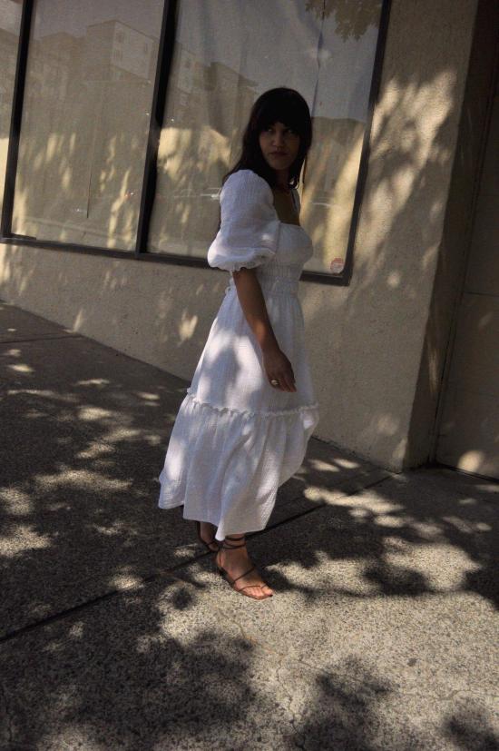  코코볼로 롱 원피스 루카 드레스 화이트 - COCOBOLO