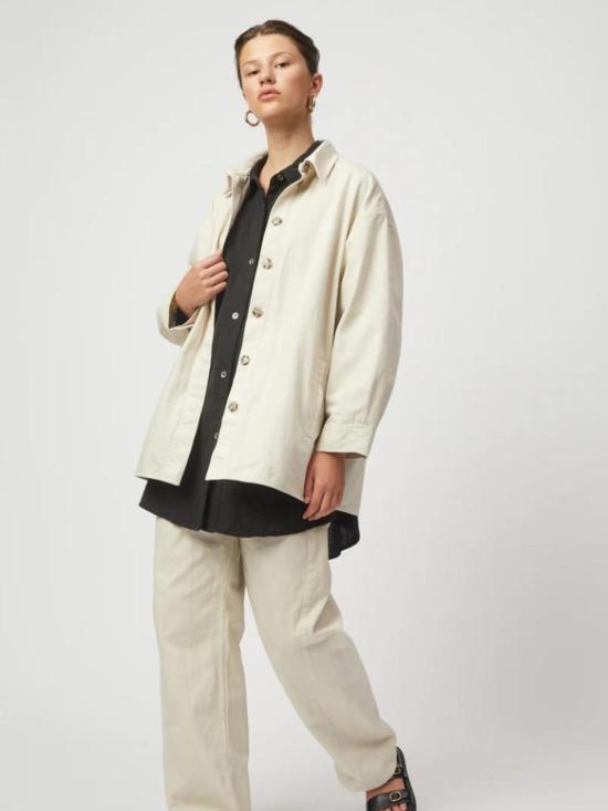  아뜰리에 델핀 데님 자켓 Atelier Delphine Oakley 재킷 문 - ATELIER DELPHINE