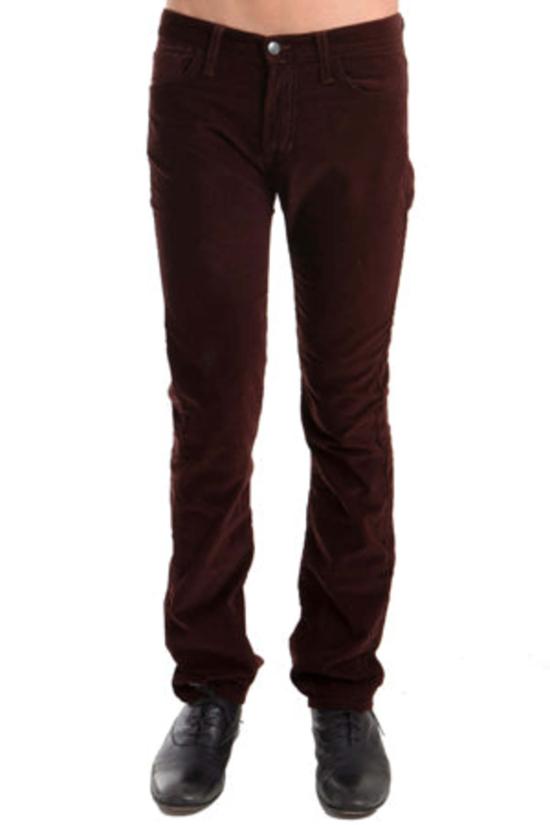  사이먼 스퍼 스트레이트 팬츠 Simon Spurr 파이프 레그 코듀로이 팬츠 블랙