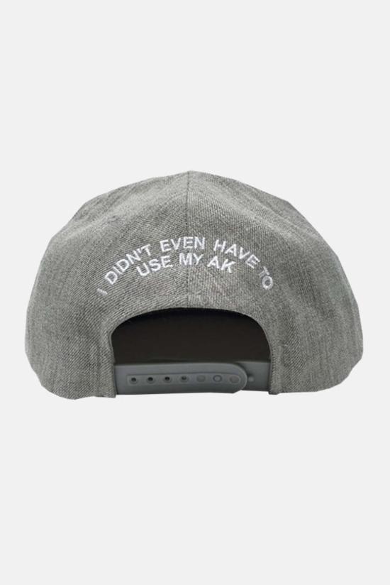  블루&크림 볼캡 블루앤크림 오늘은 좋은 하루였습니다 스냅백 캡 그레이 - BLUE&CREAM