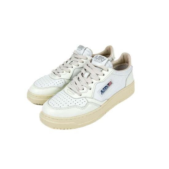  오트리 뮬/슬리퍼 메달리스트 로우 Aulw Gh01 화이트/화이트 - AUTRY