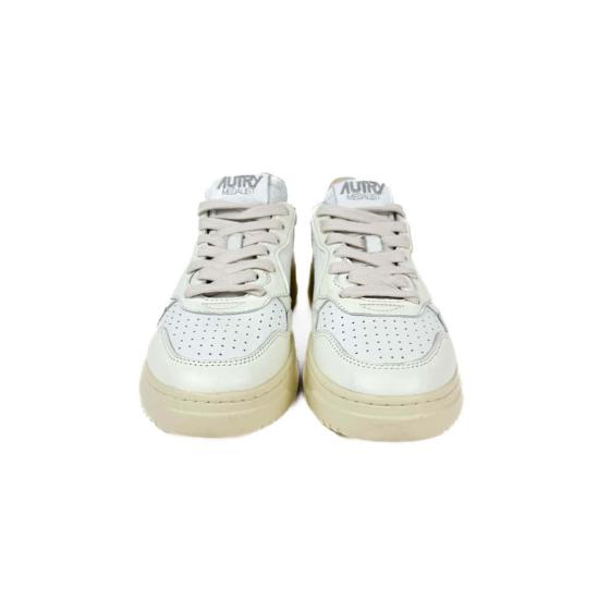  오트리 뮬/슬리퍼 메달리스트 로우 Aulw Gh01 화이트/화이트 - AUTRY