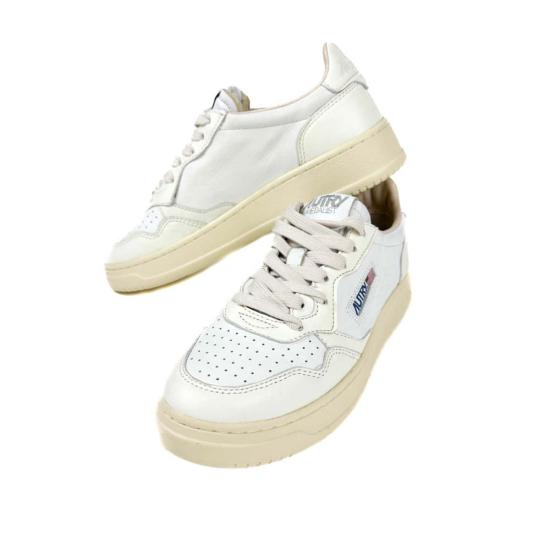  오트리 뮬/슬리퍼 메달리스트 로우 Aulw Gh01 화이트/화이트 - AUTRY