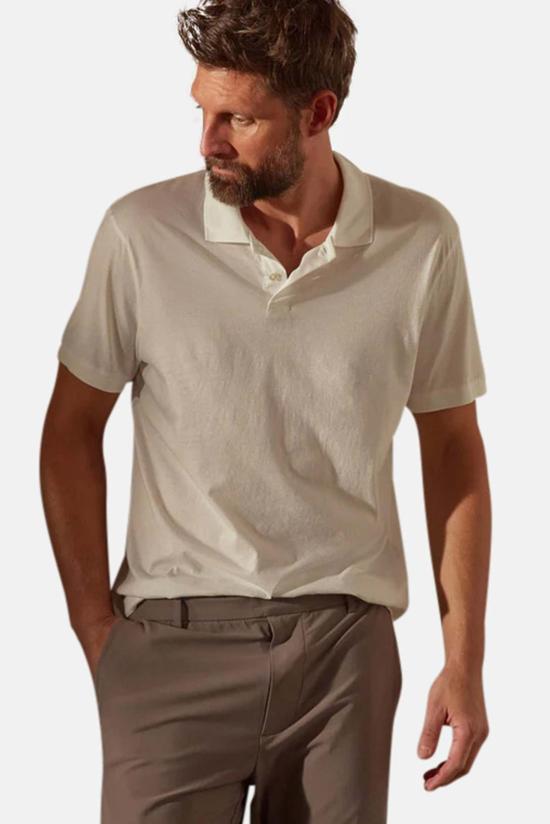  제임스펄스 폴로 티셔츠 제임스 퍼스 럭스 로터스 저지 폴로 화이트