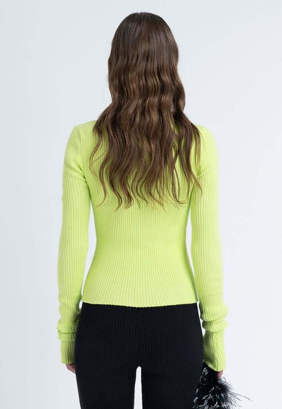  아서 터틀넥 리브드 모크넥 스키비 알게 - ARTHUR