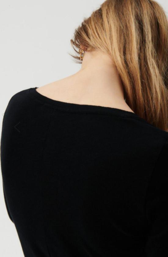  아메리칸 빈티지 반팔 티셔츠 소노마 롱슬리브 티 누아르 - AMERICAN VINTAGE