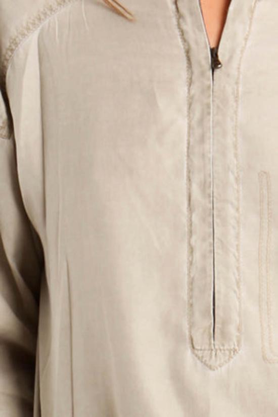  3.1 필립림 긴팔 티셔츠 3.1 필립 림 헨리 셔츠 스톤 - 3.1 PHILLIP LIM