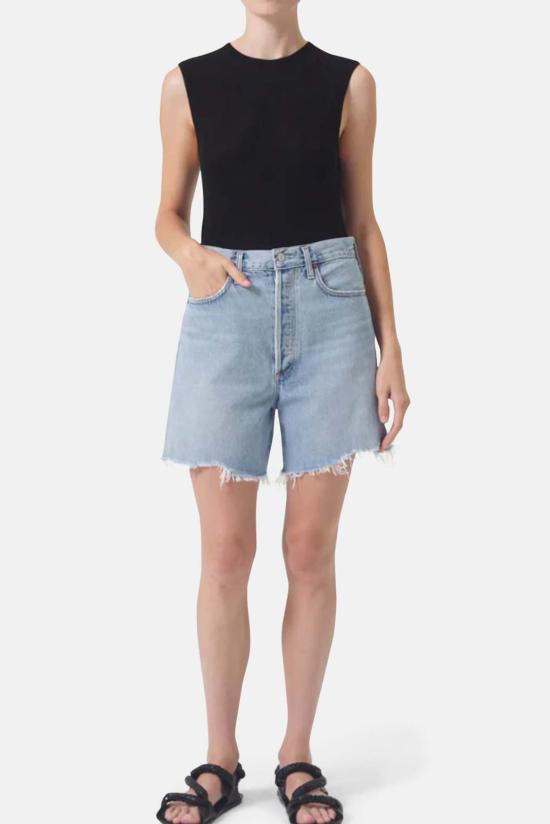  에이골디 데님 숏팬츠 Agolde Stella High Rise 단기 계약