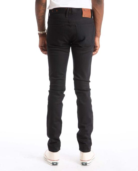  카토 데님 팬츠 더 니들 스키니 진 블랙 로우 - KATO