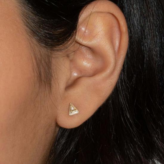  제니 권 디자인스 이어링 제니 권 디자인 데코 포인트 트라이앵글 스터드