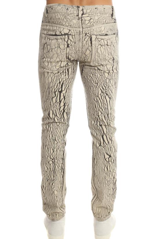  로버트 겔러 데님 팬츠 타입 2 진 블랙/화이트 - ROBERT GELLER