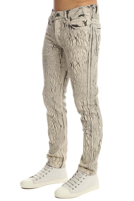  로버트 겔러 데님 팬츠 타입 2 진 블랙/화이트 - ROBERT GELLER