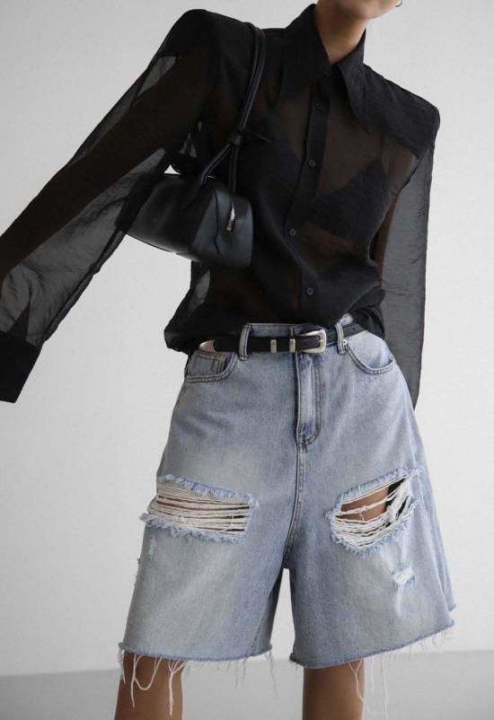  더 엔케이씨 스토어 데님 숏팬츠 Nkc 스토어 파커 데님 숏 데님 - The NKC Store