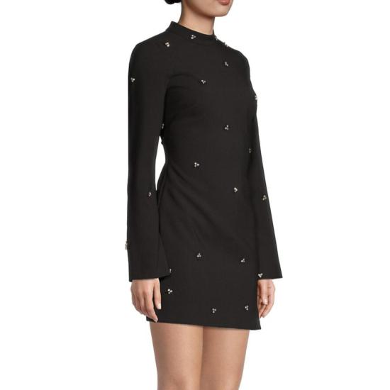  Likely 숏 원피스 Phillips Embellished Mini 칵테일 드레스 블랙 - OTHER BRANDS
