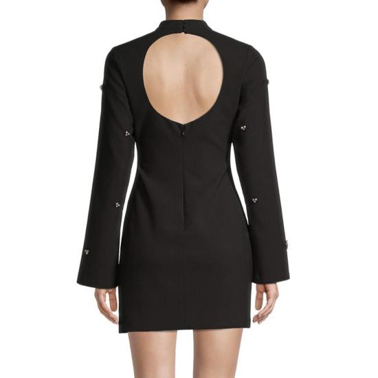  Likely 숏 원피스 Phillips Embellished Mini 칵테일 드레스 블랙 - OTHER BRANDS