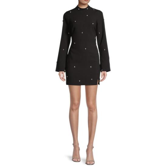  Likely 숏 원피스 Phillips Embellished Mini 칵테일 드레스 블랙 - OTHER BRANDS