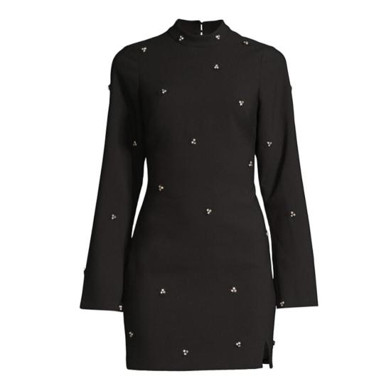  Likely 숏 원피스 Phillips Embellished Mini 칵테일 드레스 블랙