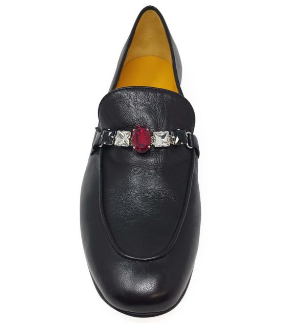  Madison Maison™ 로퍼 매디슨 메종™ 블랙 가죽 플랫 주얼리  블랙 - OTHER BRANDS