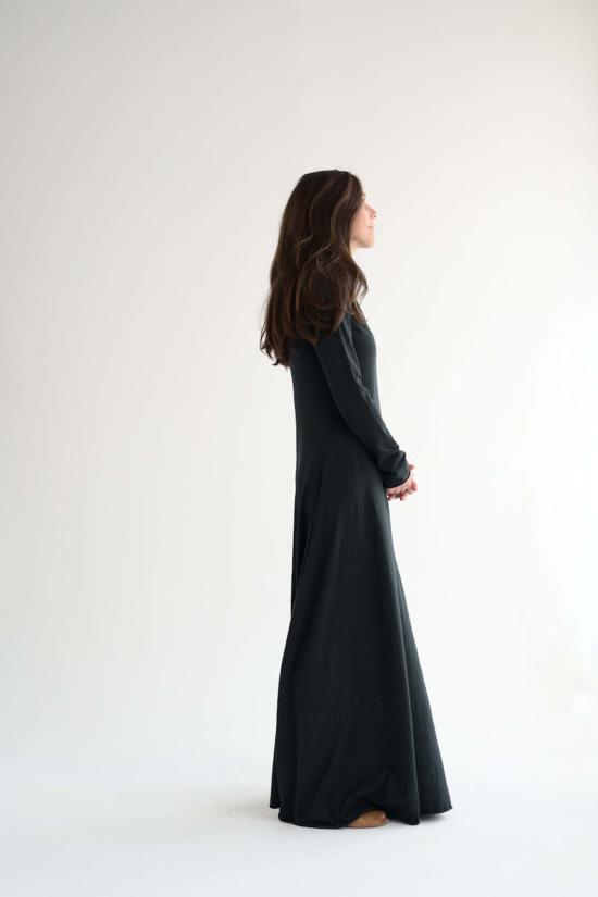  라보아트 롱 원피스 라보.아트 아비토 이드라스 블랙 - LABO.ART
