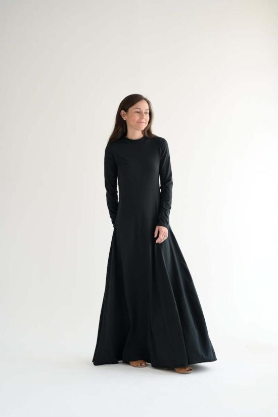  라보아트 롱 원피스 라보.아트 아비토 이드라스 블랙 - LABO.ART