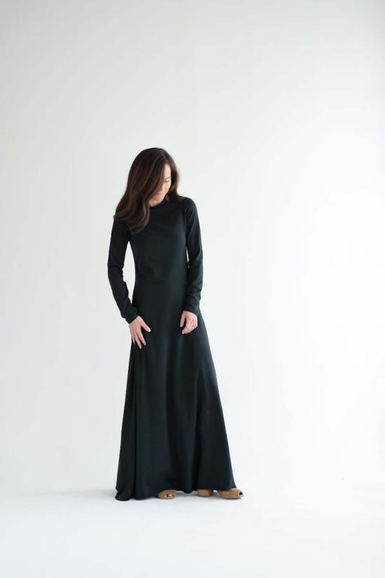  라보아트 롱 원피스 라보.아트 아비토 이드라스 블랙