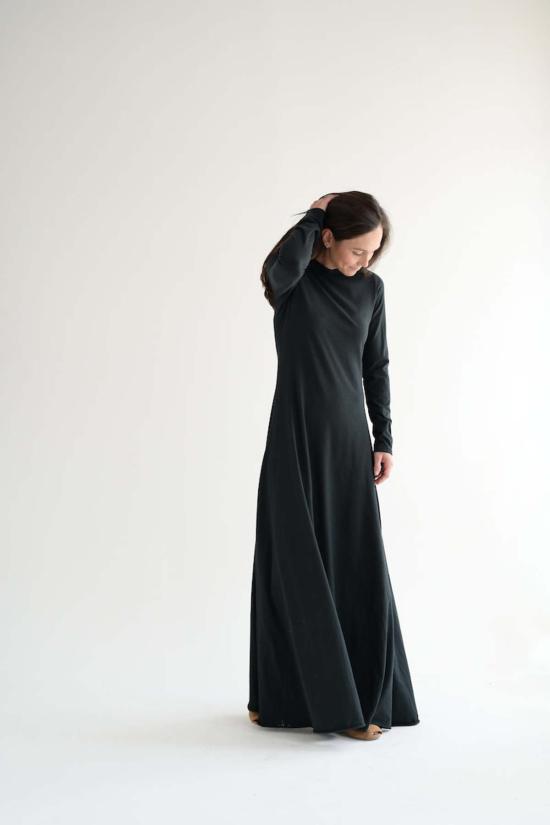  라보아트 롱 원피스 라보.아트 아비토 이드라스 블랙 - LABO.ART