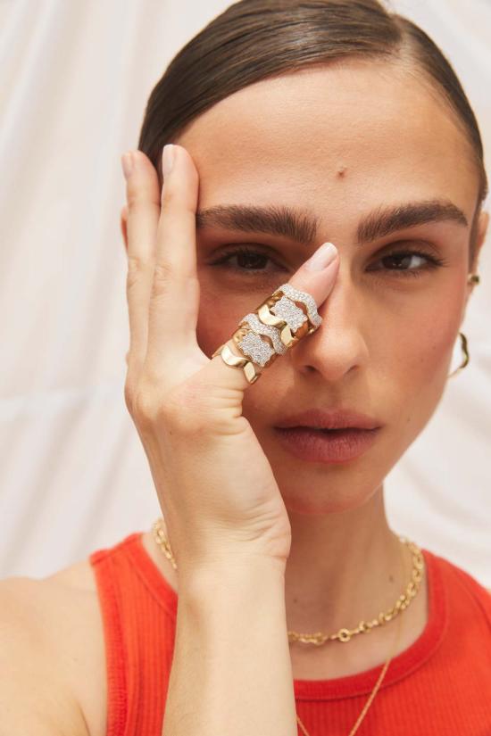  에리네스 반지 폼 밴드 골드 - ERINESS