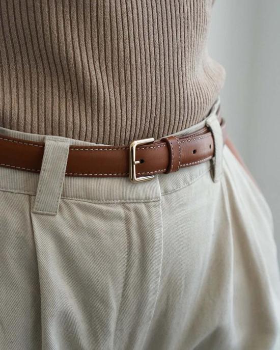  Flattered 레귤러 벨트 플래터드 바바라  코냑 - FLATTERED