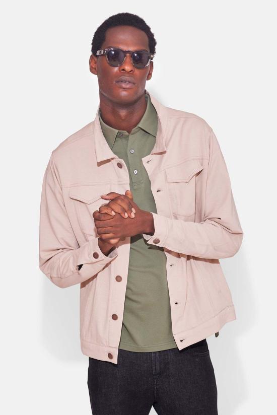  Blue&Cream 자켓 블루&크림 라이트 트러커 재킷 샌드 - BLUE&CREAM