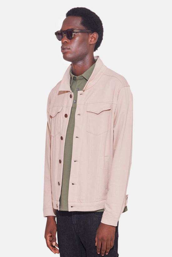  Blue&Cream 자켓 블루&크림 라이트 트러커 재킷 샌드 - BLUE&CREAM