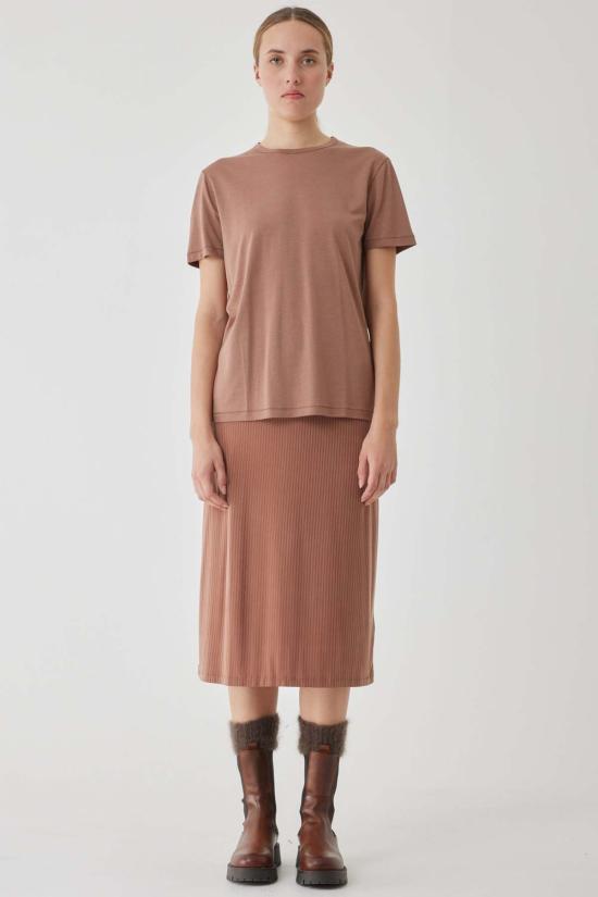  마제스틱필라쳐 반팔 티셔츠 Majestic Filatures Lyocell Cotton Semi Relaxed S/S 크루넥 탄 - MAJESTIC FILATURES