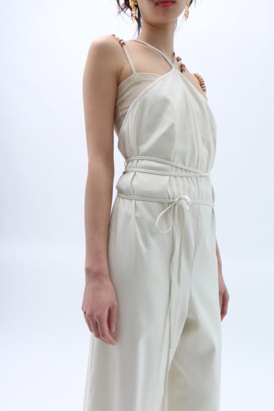  베이스레인지 점프수트 Baserange Undyed Ligo  화이트 - BASERANGE